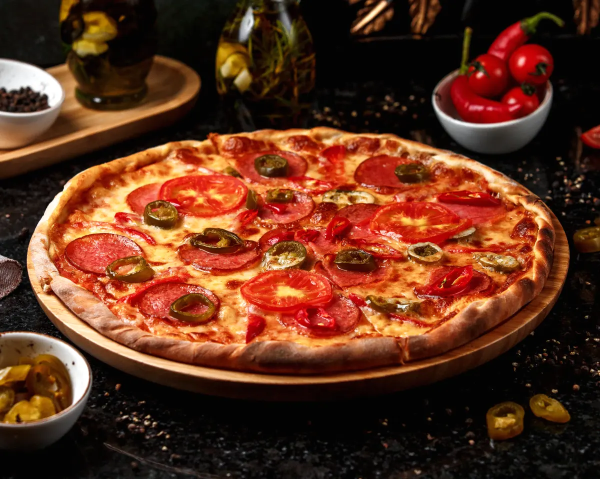 Fresh Pizzas Served at Simply Four in One Derful in Bathgate